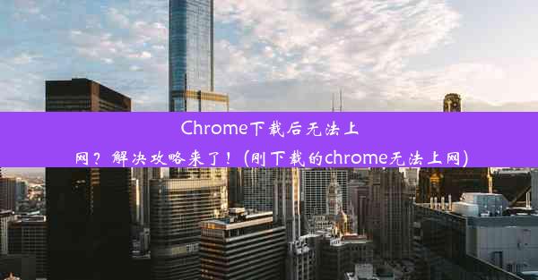 Chrome下载后无法上网？解决攻略来了！(刚下载的chrome无法上网)