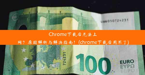 Chrome下载后无法上网？原因解析与解决指南！(chrome下载后用不了)