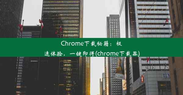 Chrome下载秘籍：极速体验，一键即得(chrome下载器)