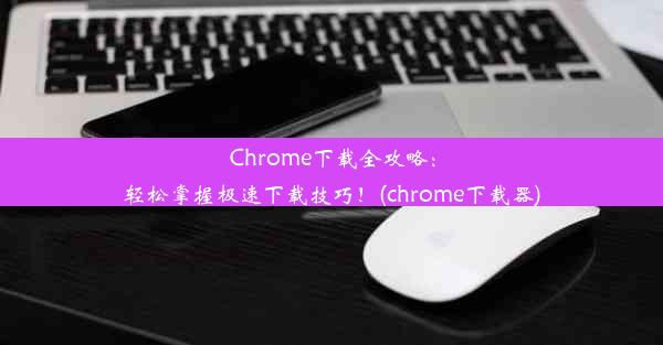 Chrome下载全攻略：轻松掌握极速下载技巧！(chrome下载器)