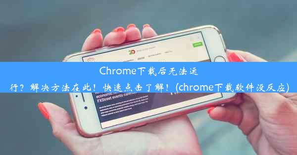 Chrome下载后无法运行？解决方法在此！快速点击了解！(chrome下载软件没反应)