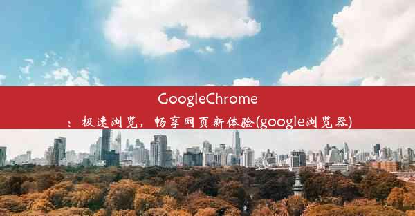 GoogleChrome：极速浏览，畅享网页新体验(google浏览器)