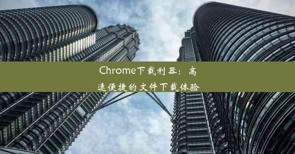 Chrome下载利器：高速便捷的文件下载体验