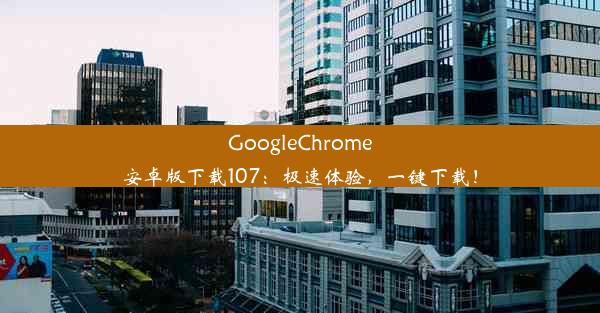 GoogleChrome安卓版下载107：极速体验，一键下载！