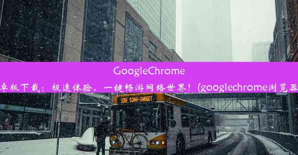 GoogleChrome浏览器安卓版下载：极速体验，一键畅游网络世界！(googlechrome浏览器官方下载)