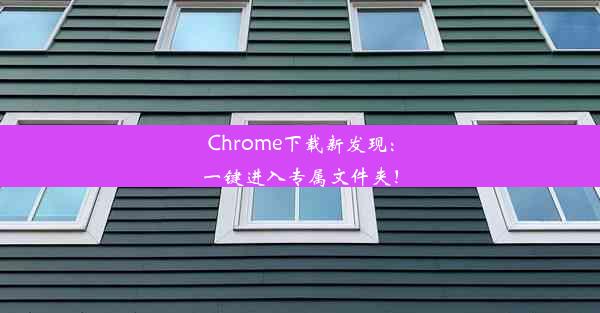 Chrome下载新发现：一键进入专属文件夹！