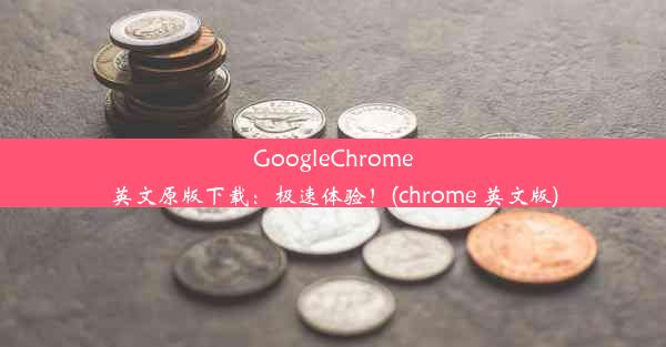 GoogleChrome英文原版下载：极速体验！(chrome 英文版)