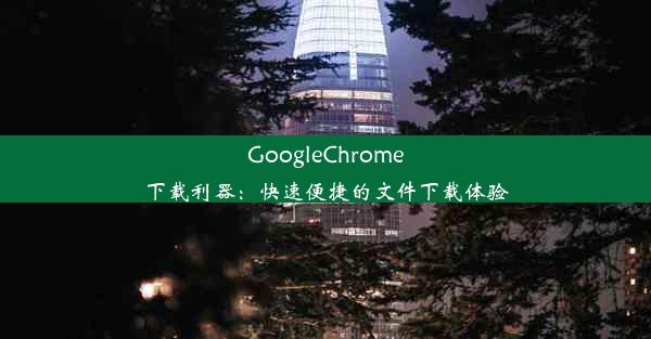 GoogleChrome下载利器：快速便捷的文件下载体验