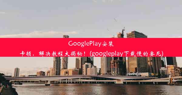 GooglePlay安装卡顿，解决教程大揭秘！(googleplay下载慢的要死)